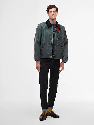 BARBOUR | Paul Smith loves Barbour Veste huilée Transport | grau